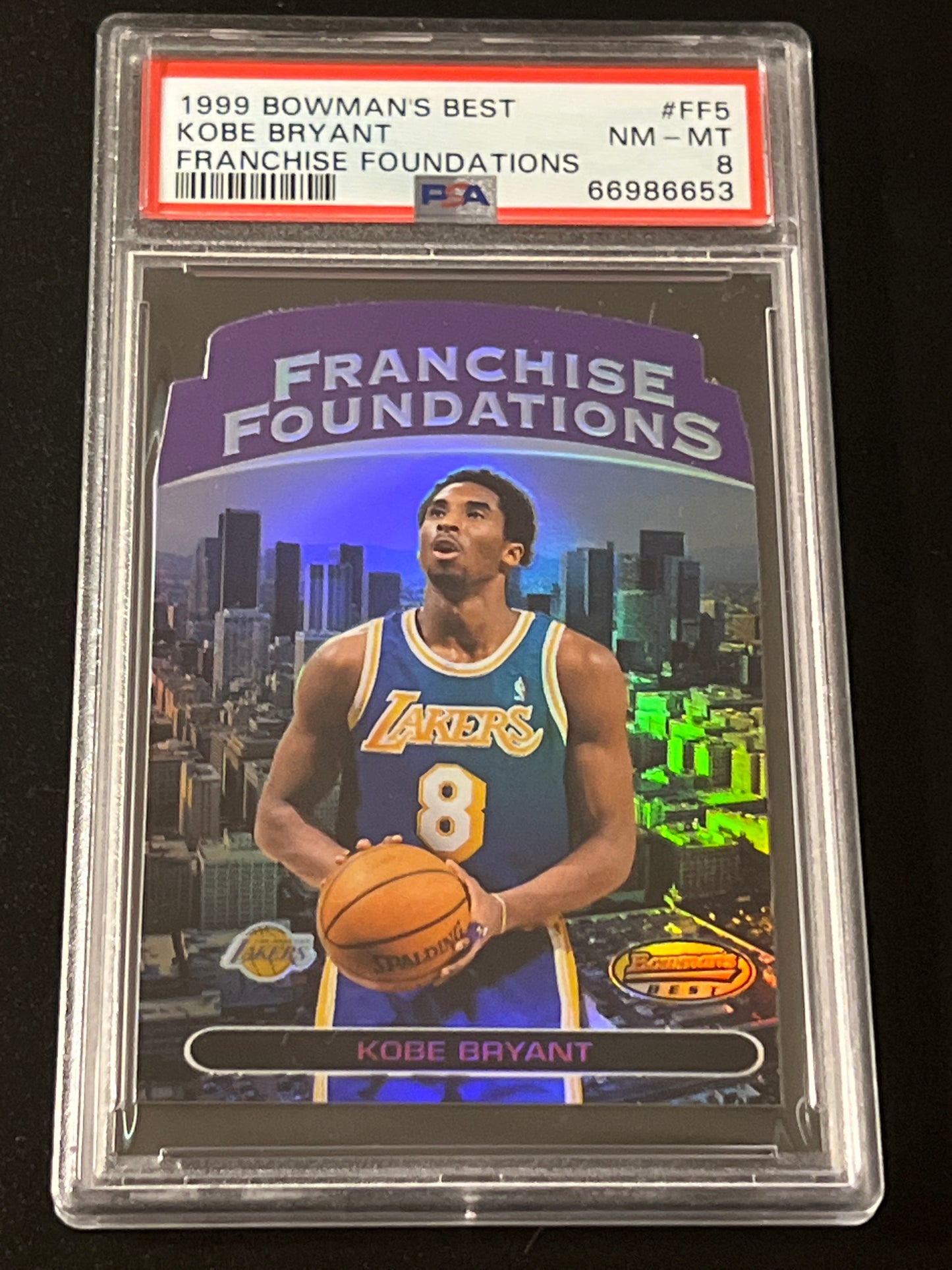 1999 Bowman's Best - KOBE BRYANT - #FF05 - PSA 8