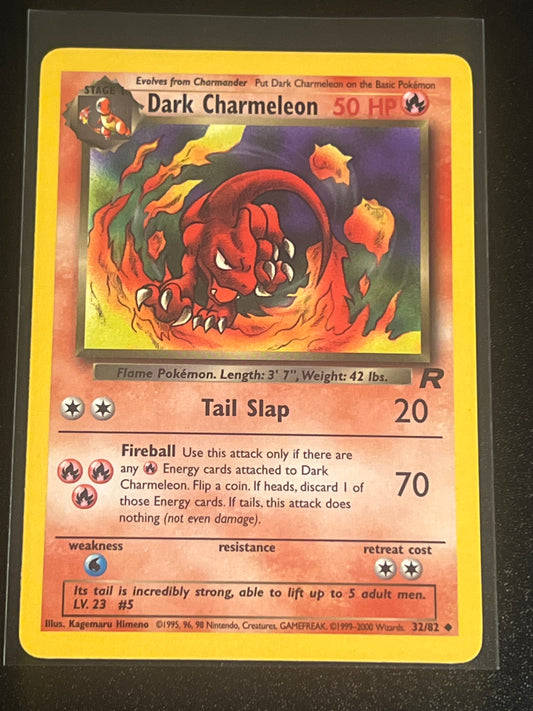 1999-2000 Pokemon - DARK CHARMELEON - Team Rocket - Non Holo - #32