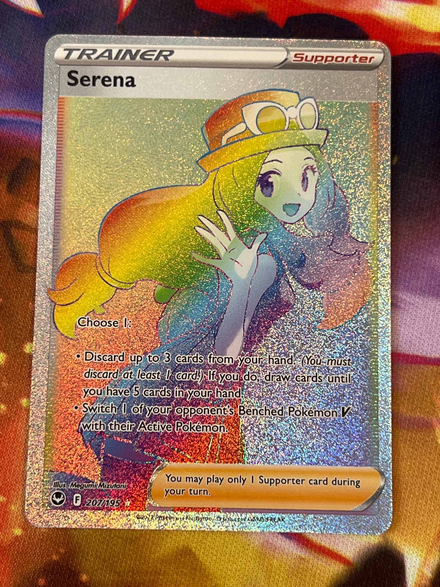 2022 Pokemon Serena - Trainer - Rainbow Secret Rare - Holo - #207