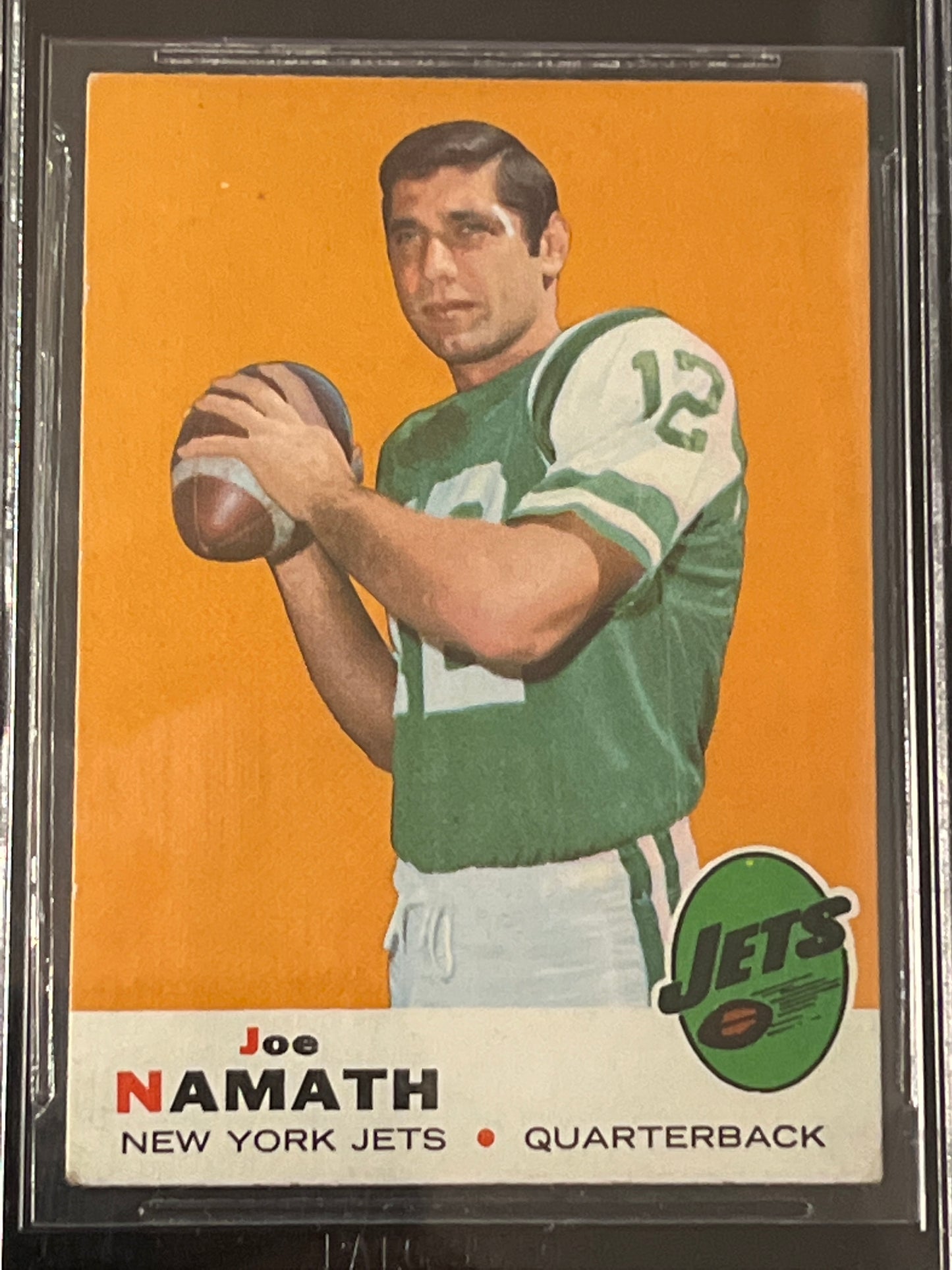 1969 Topps JOE NAMATH  - #100 - BVG 5