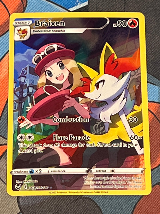 2022 Pokemon BRAIXEN - Trainer Gallery - #TG01