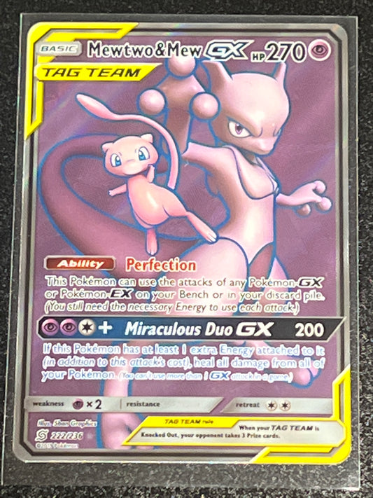 2019 Pokemon MewTwo&Mew GX - Holo - #222