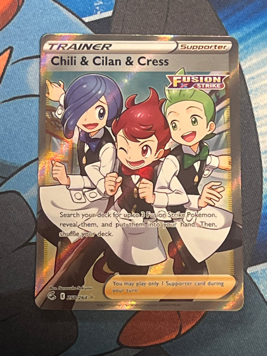 2021 Pokemon Chili & Cilan & Cress - Trainer - Ultra Rare - #258