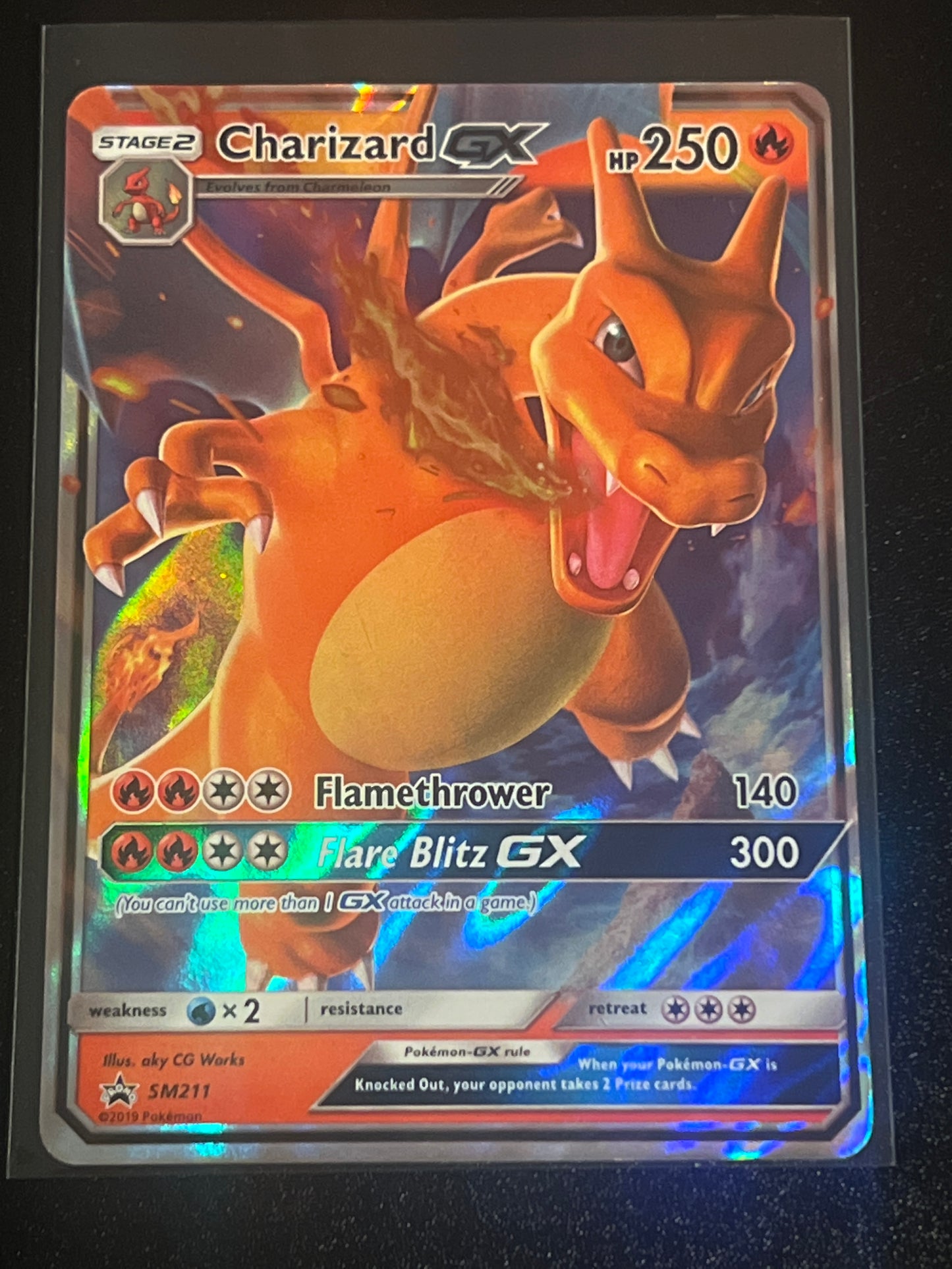 2019 Pokemon CHARIZARD GX - SM211