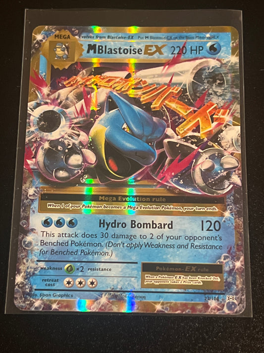 2016 Pokemon M BLASTOISE EX - Holo - #22