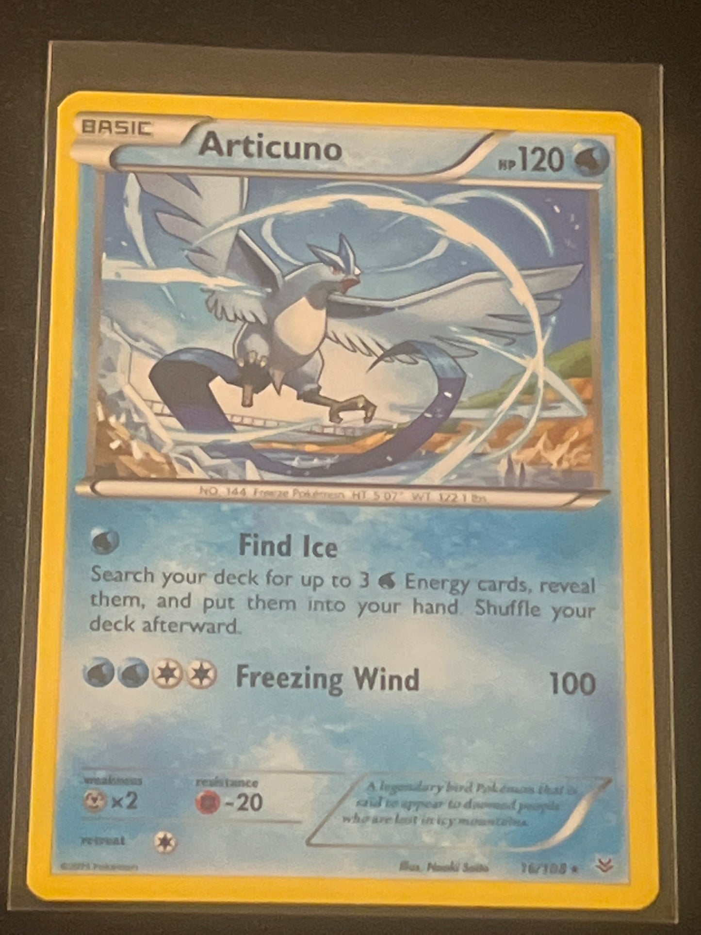 2015 Pokemon ARTICUNO - Non-Holo - #16