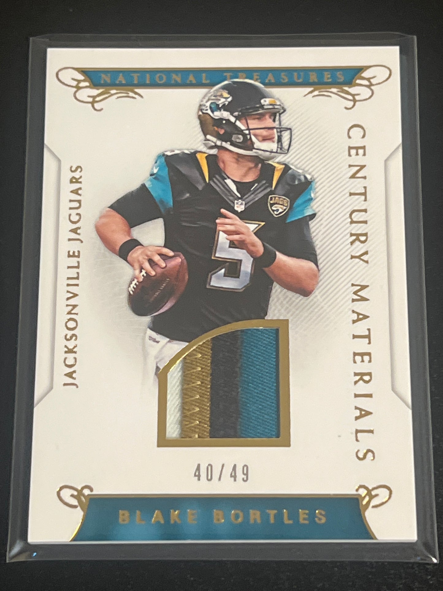 2016 Nat. Treas. BLAKE BORTLES 40/49 - Patch Card #11