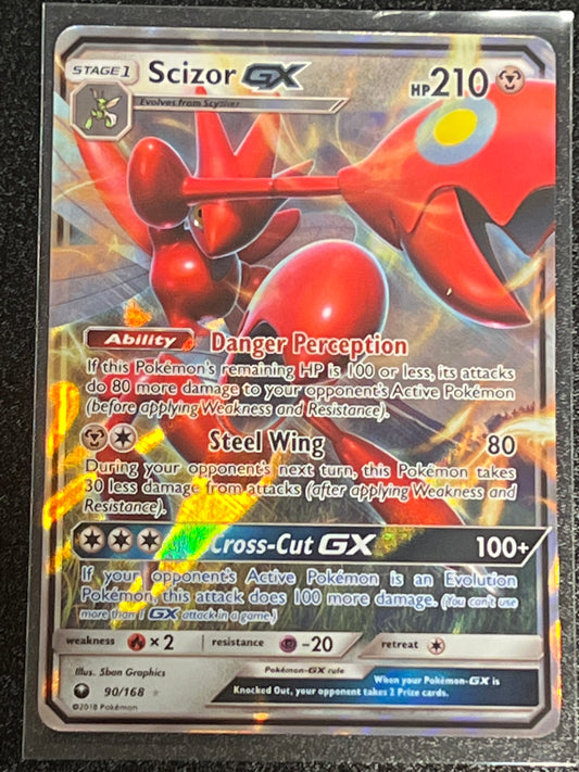 2018 Pokemon SCIZOR GX - Holo - #90