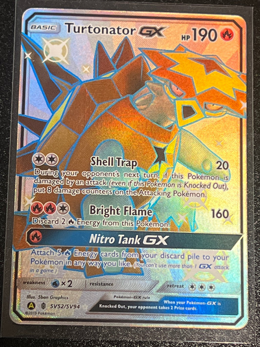 2019 Pokemon TURTONATOR GX - Holo - #SV52