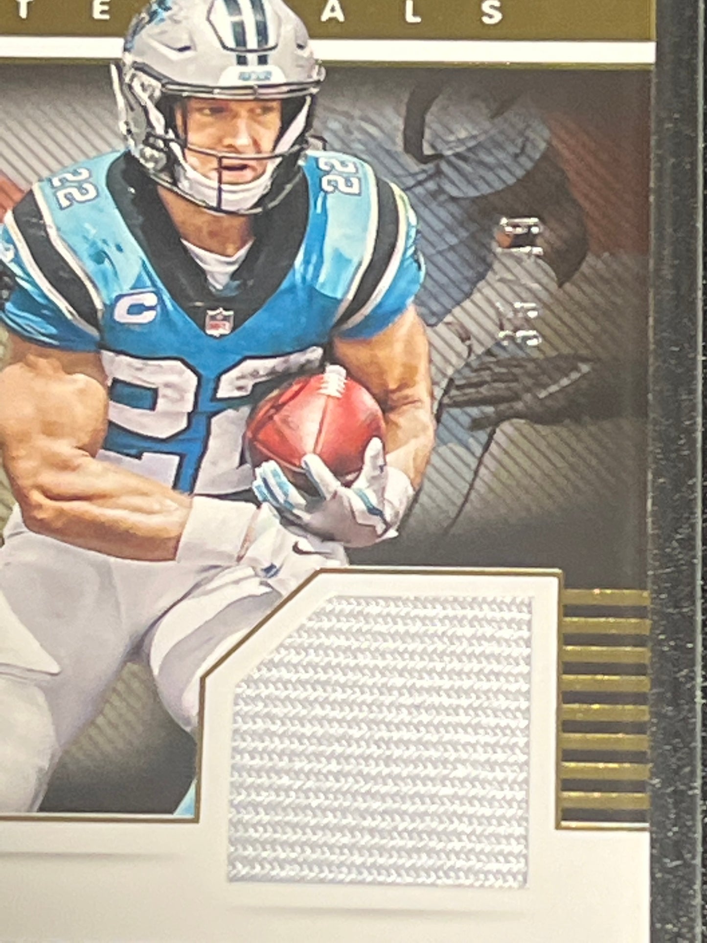 2020 Panini Nat. Treas. CHRISTIAN MCCAFFREY  - Patch Card - 35/49 -  #CM-CM