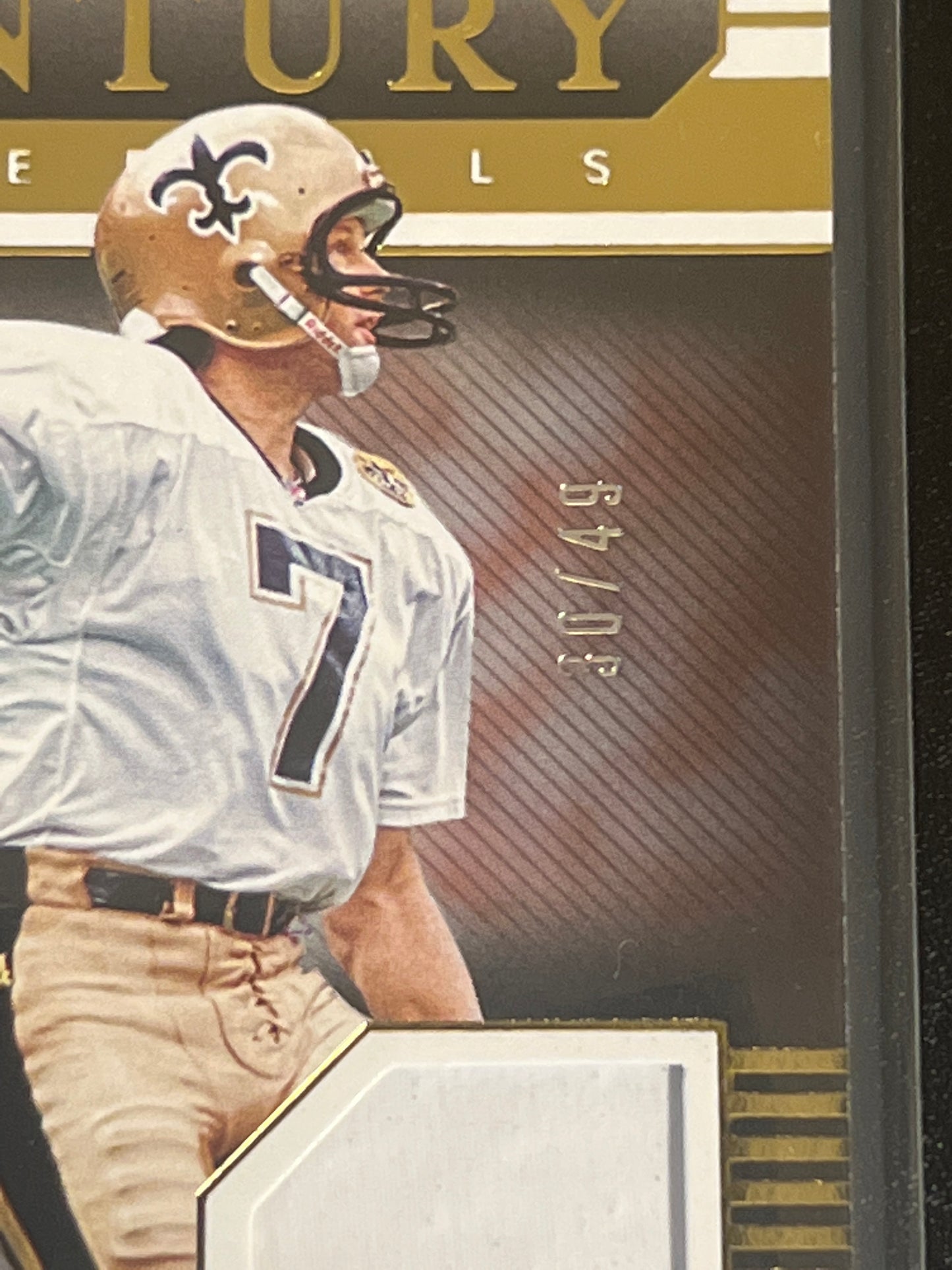 2020 Panini Nat. Treas. MORTEN ANDERSEN - Patch Card 30/49 - #CM-MA