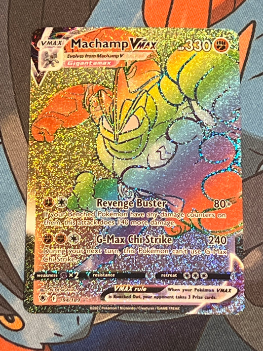 2022 Pokemon Machamp Vmax - Secret Rare - #194