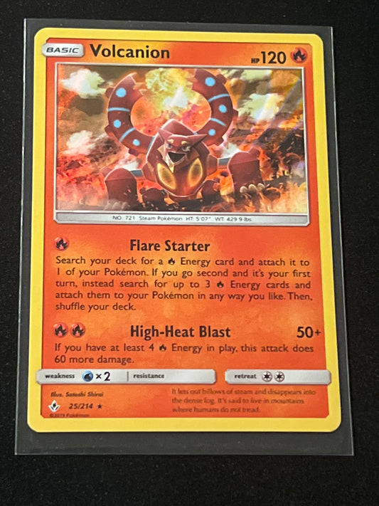 2019 Pokemon VOLCANION -  Holo - #25