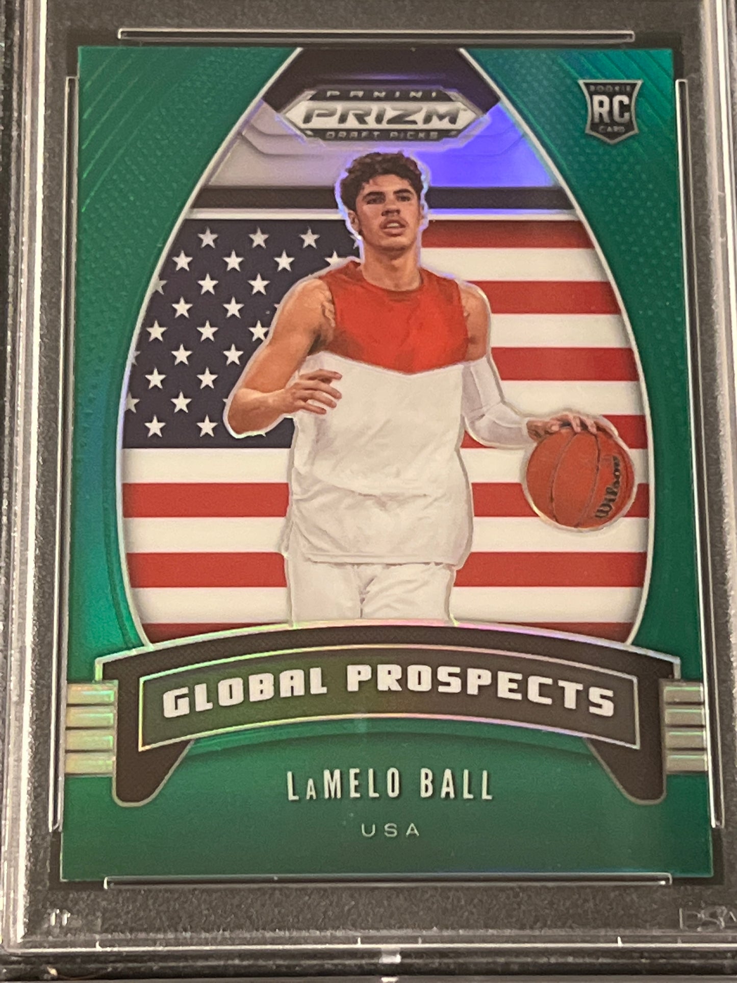 2020 Panini Prizm - LAMELO BALL - RC- #98 - PSA 10