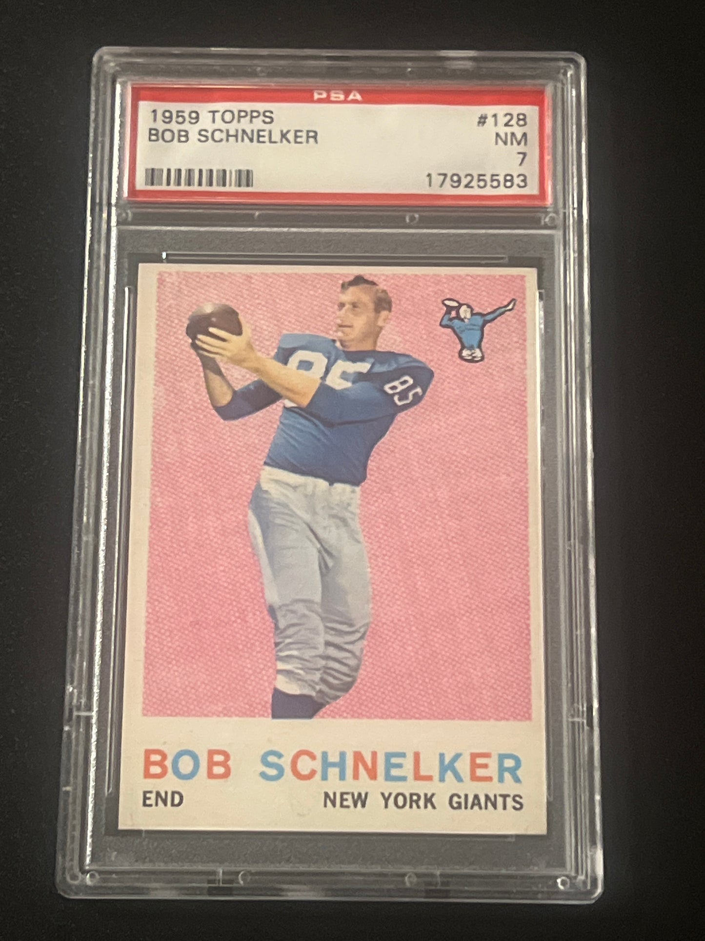 1959 Topps BOB SCHNELKER - PSA 7