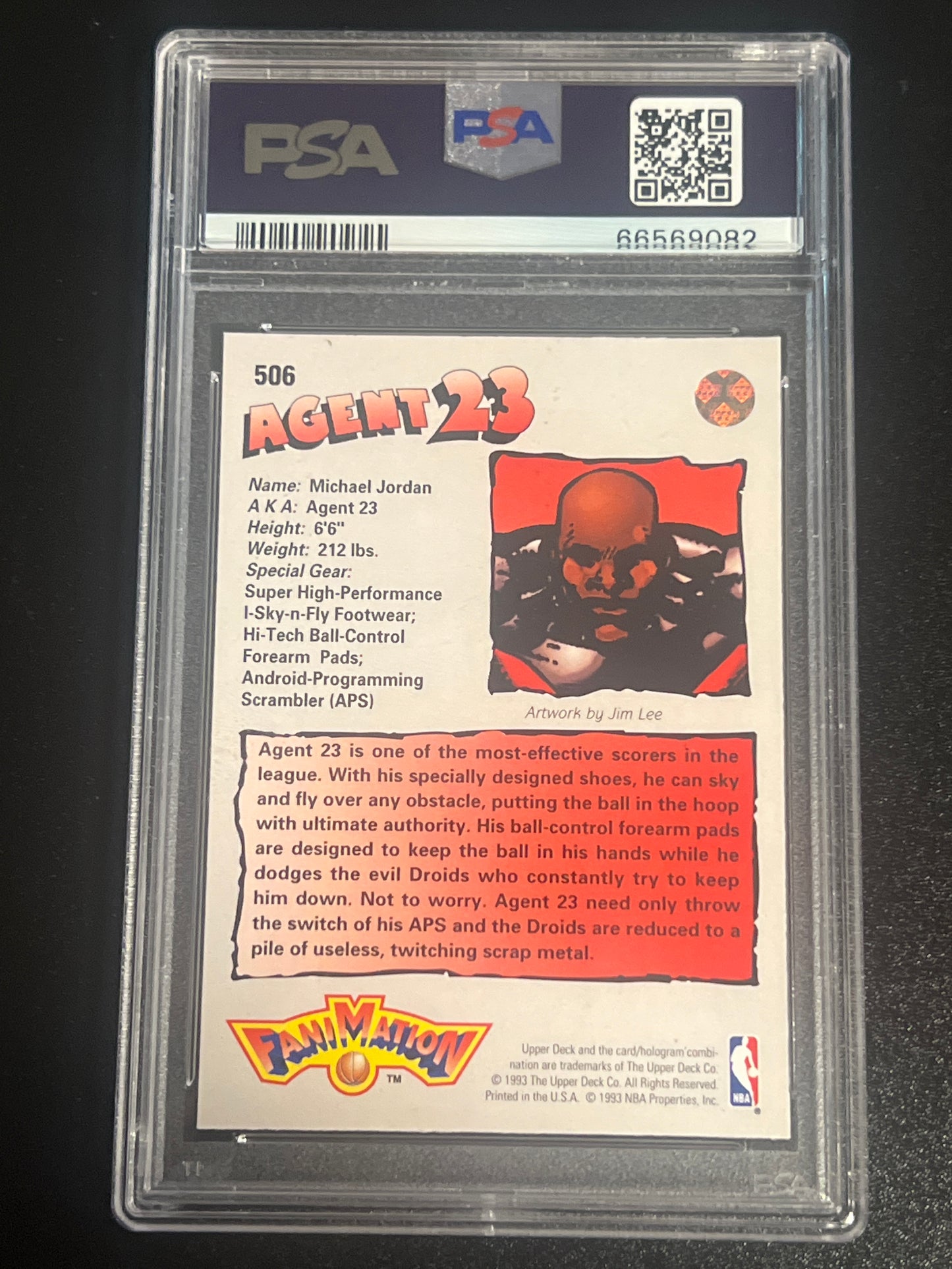 1992 Upper Deck MICHAEL JORDAN - PSA 8 #506