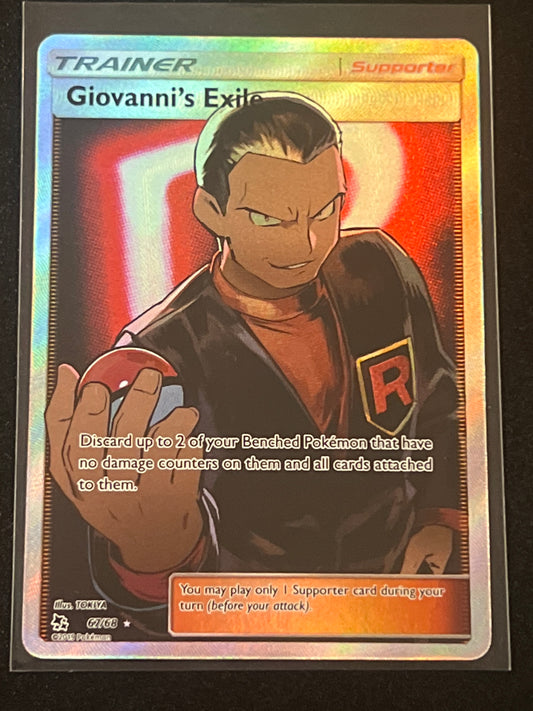 2019 Pokemon GIOVANNI'S EXILE - Trainer - Holo - #67