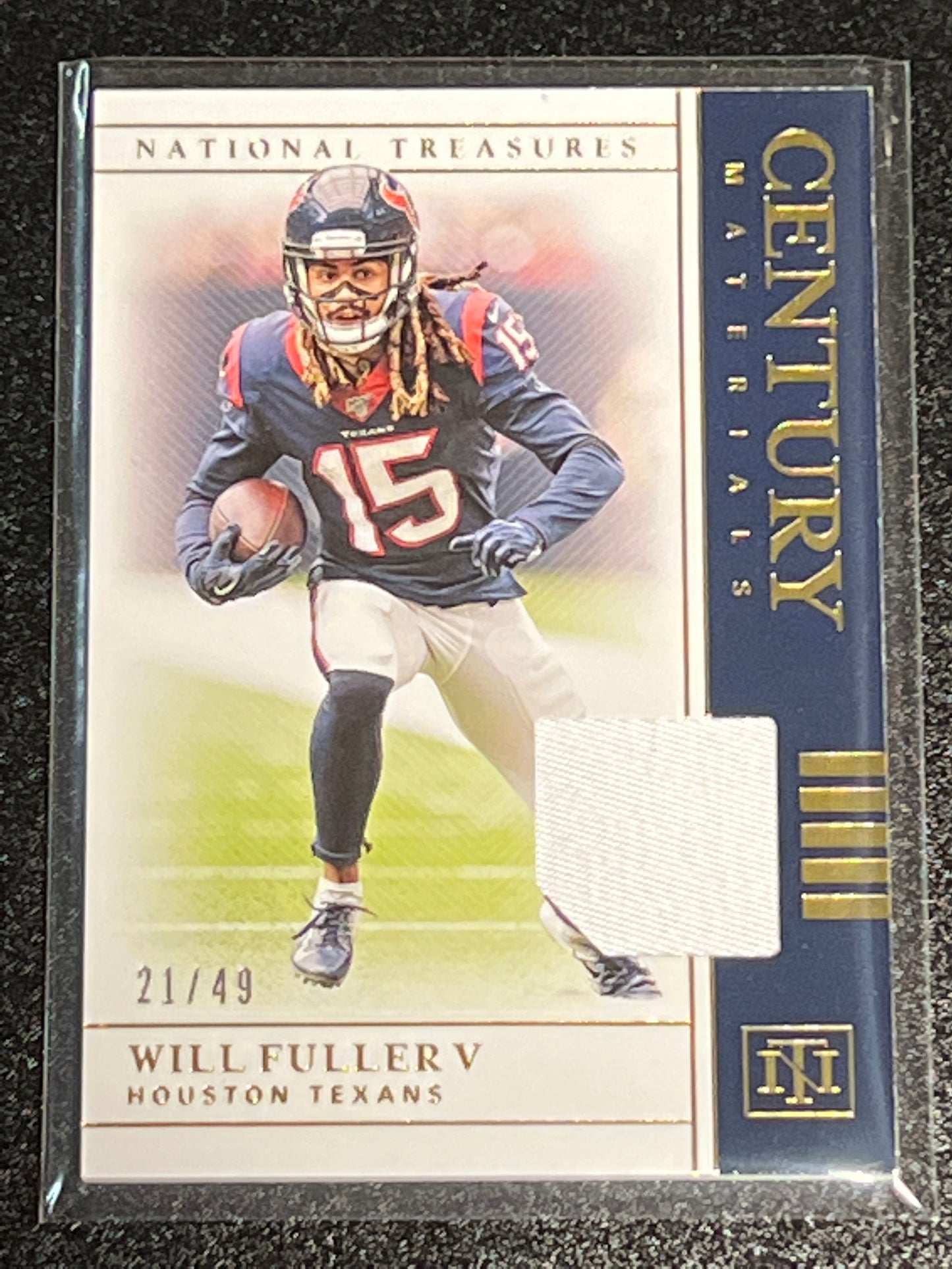 2019 Panini Nat. Treas. WILL FULLER V - Patch Card - 21/49- #CM-47