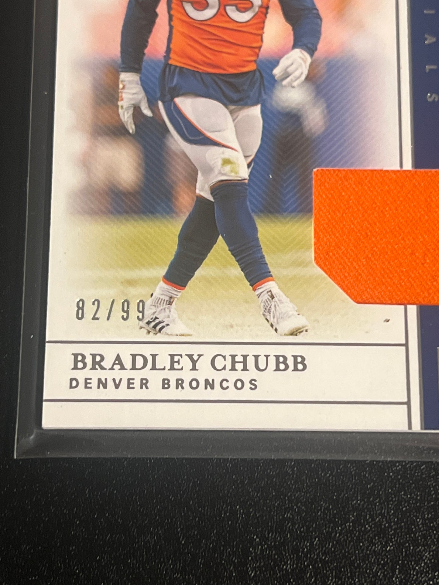 2019 Panini Nat. Treas. BRADLEY CHUBB - Patch Card - 82/99 - #CM-37