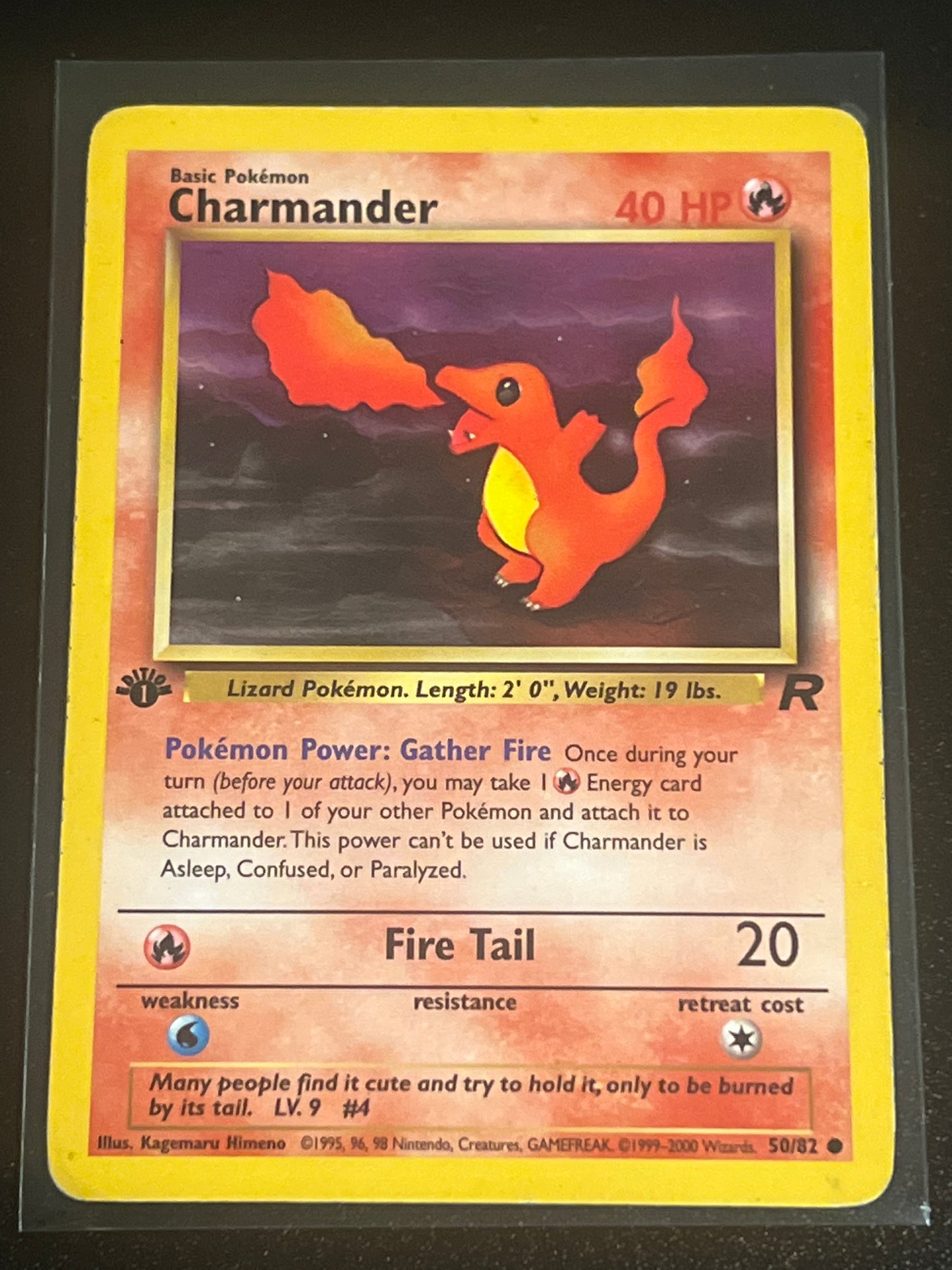 1999-2000 CHARMANDER - FIRST EDITION - Team Rocket - #50