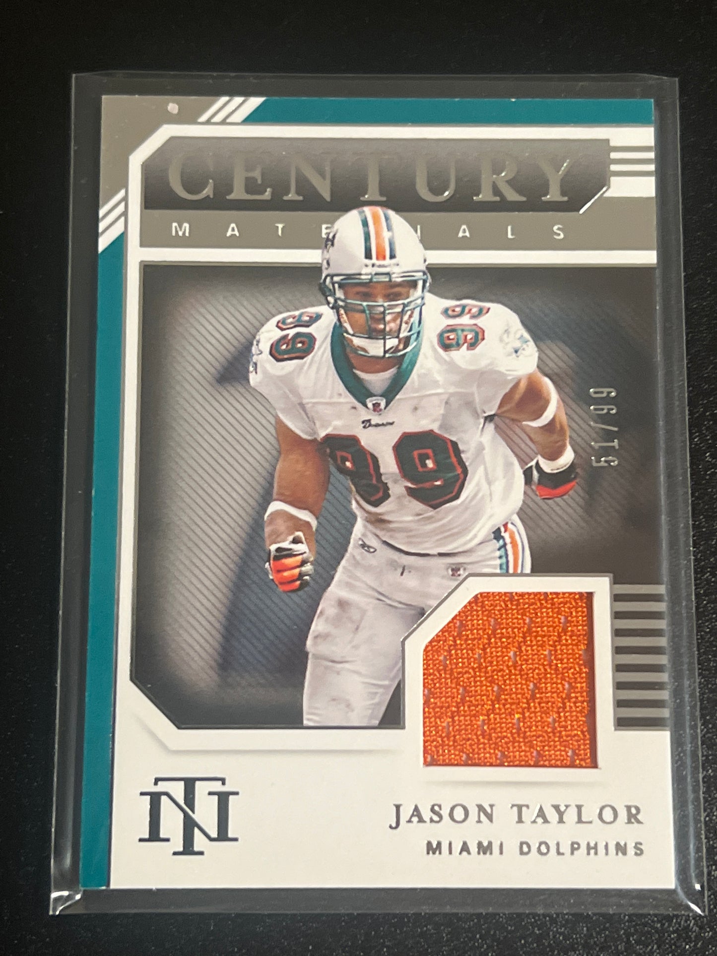 2020 Panini Nat. Treas. JASON TAYLOR - Patch Card 51/99 #CM-JT