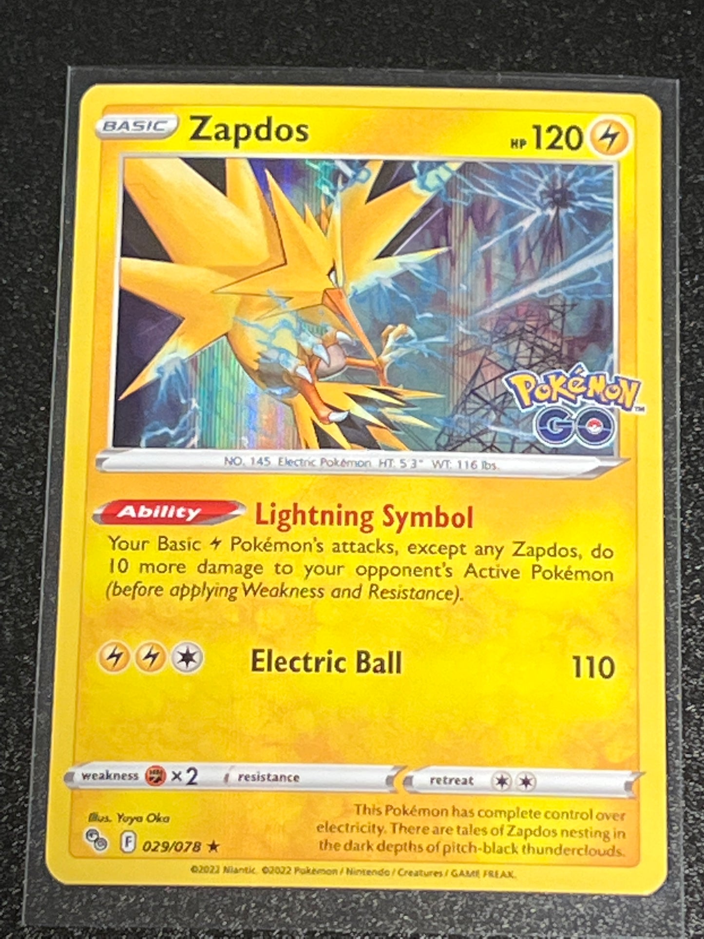 2022 Pokemon ZAPDOS - Holo - #29