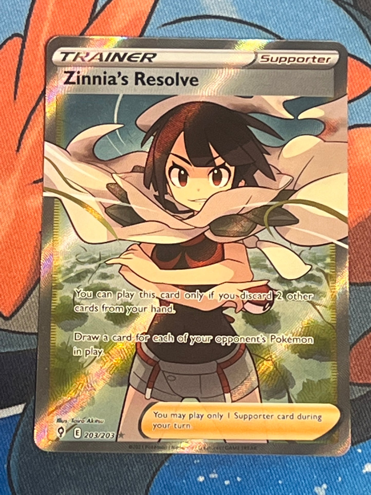 2021 Pokemon Zinnia's Resolve - Trainer - Ultra Rare - #203