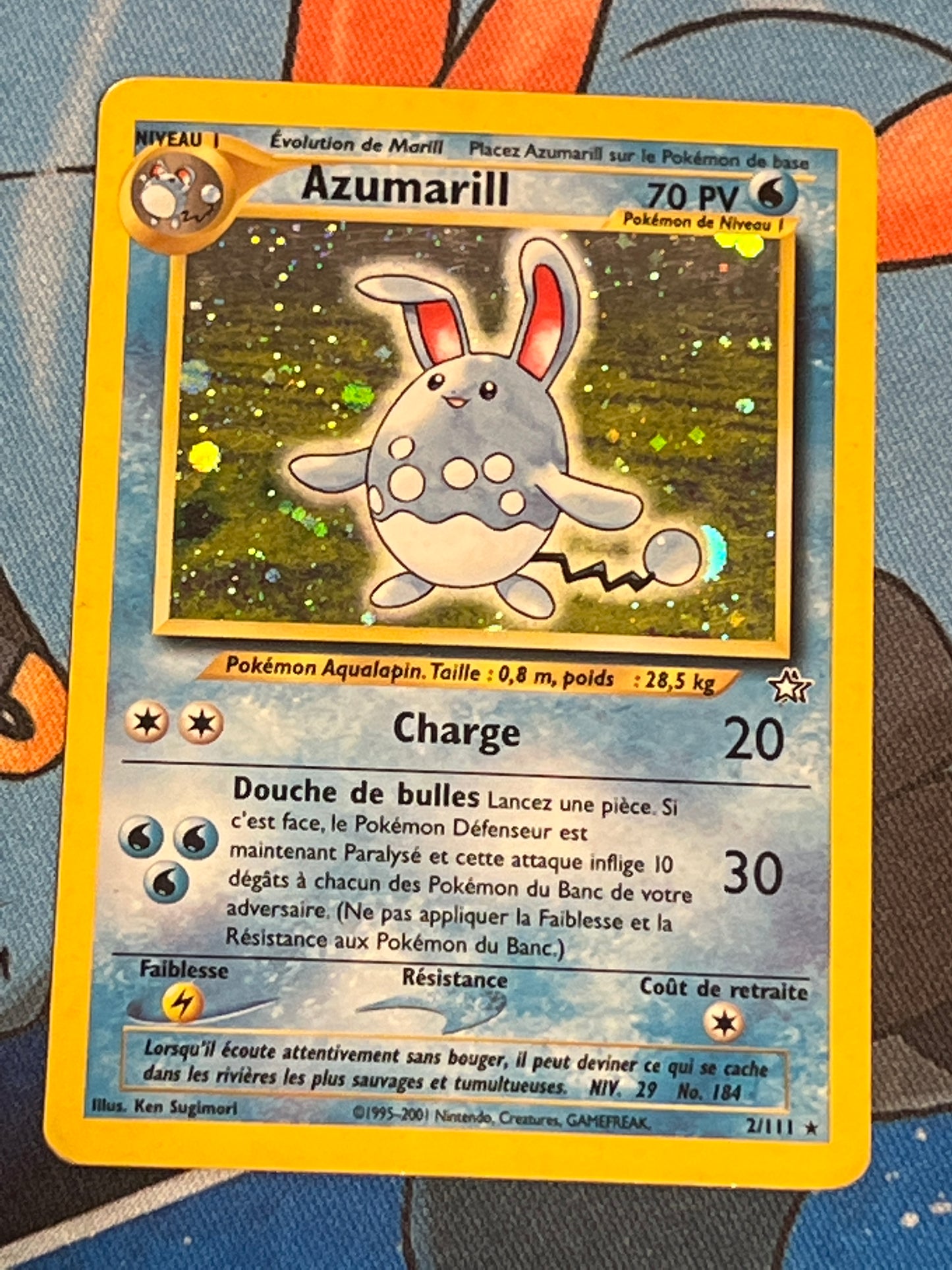 2001 Pokemon Azumarill - Ultra Rare - #2