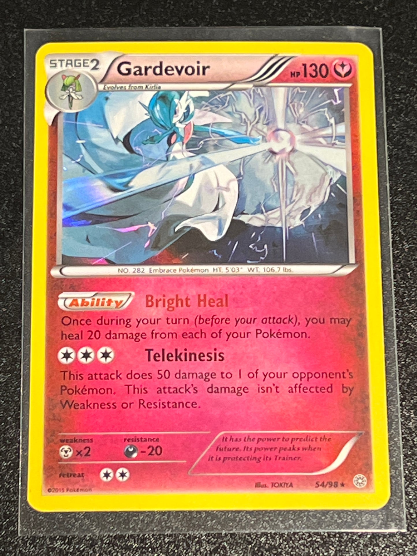 2015 Pokemon GARDEVOIR - Holo - #54