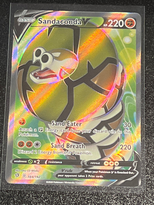 2020 Pokemon Sandaconda V - Ultra Rare - #184