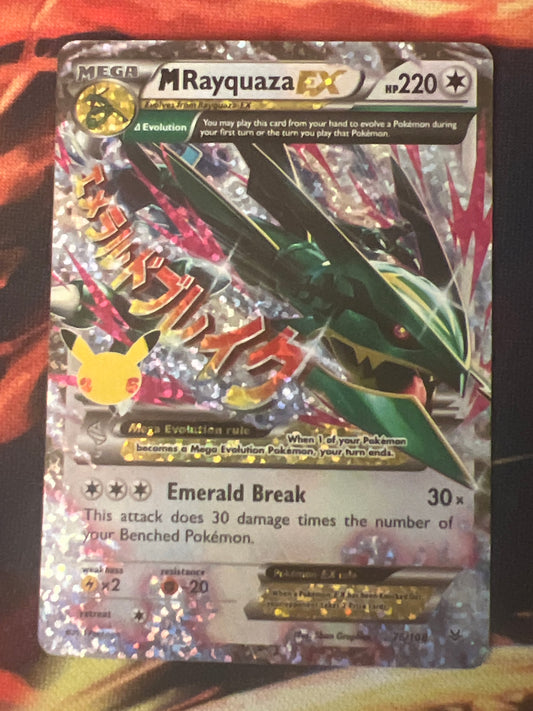 2015 Pokemon M Rayquaza Ex - Ultra Rare Holo - #76