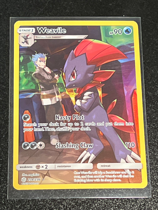 2019 Pokemon WEAVILE - Holo - #238