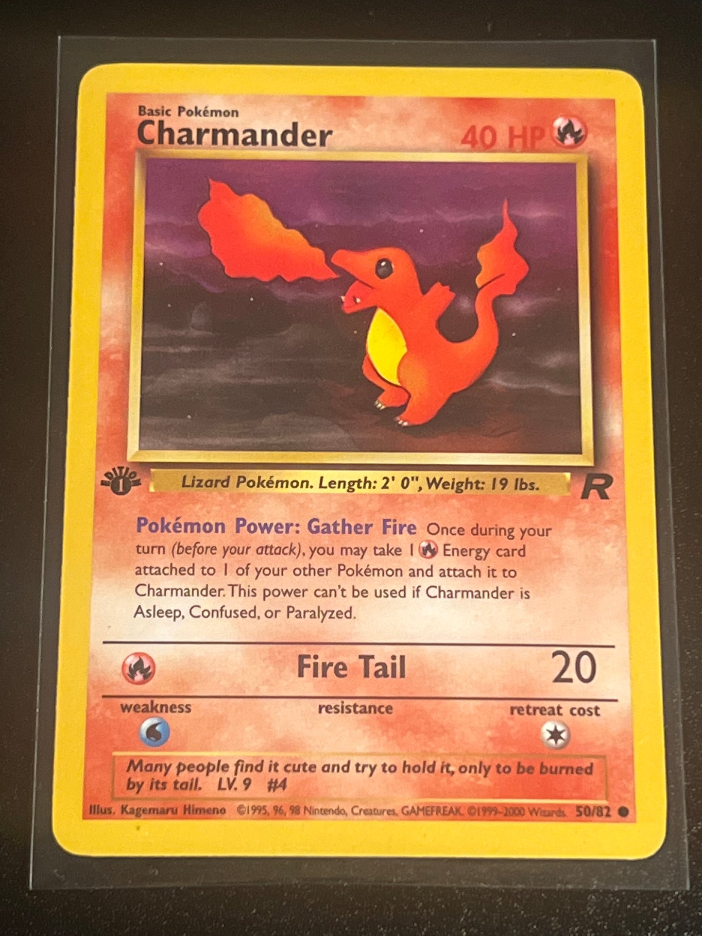 1999-2000 CHARMANDER - FIRST EDITION - Team Rocket - #50