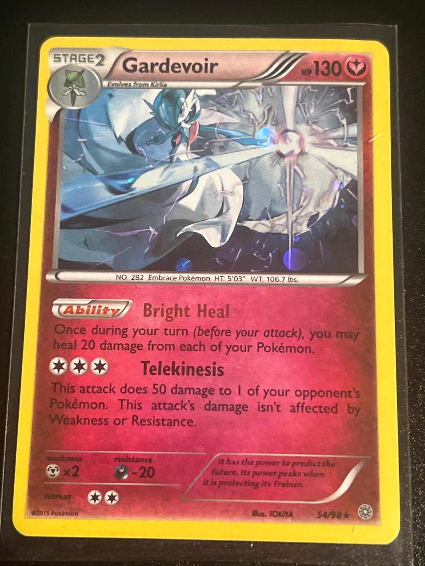 2015 Pokemon GARDEVOIR - Holo - #54