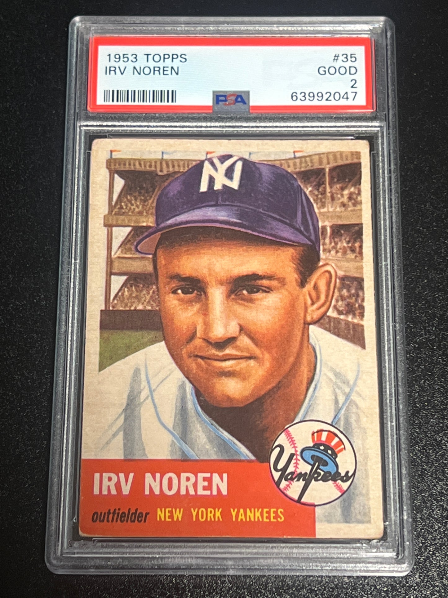 1953 Topps IRV NOREN - PSA 2