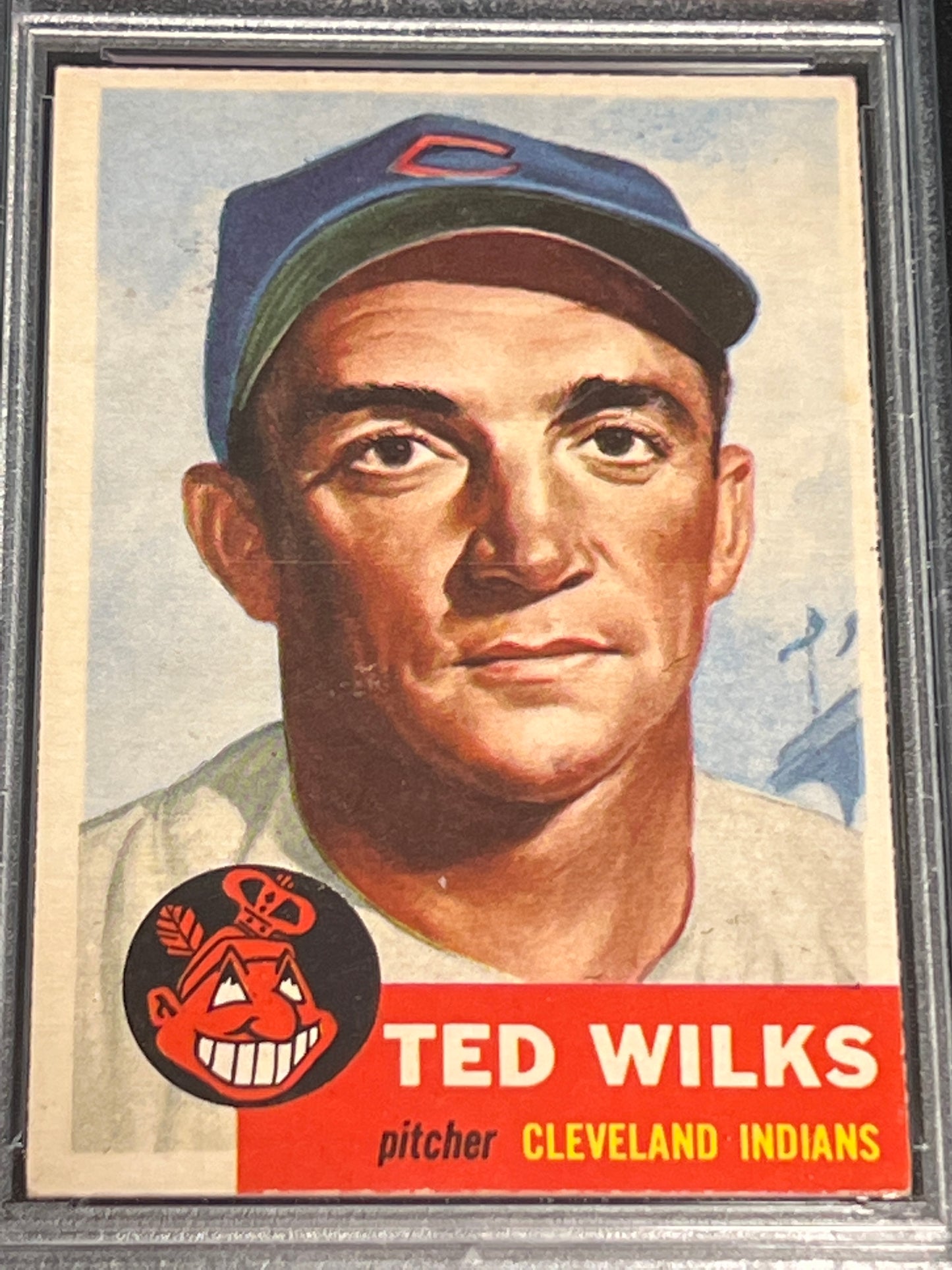 1953 Topps TED WILKS - #101 - PSA 1