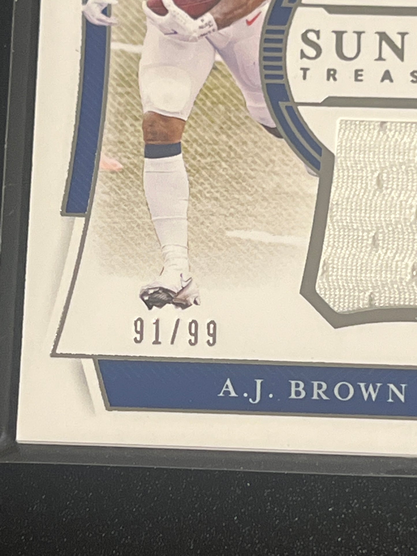 2020 Panini Nat. Treas. A.J. BROWN - Patch Card 91/99 #ST-AB