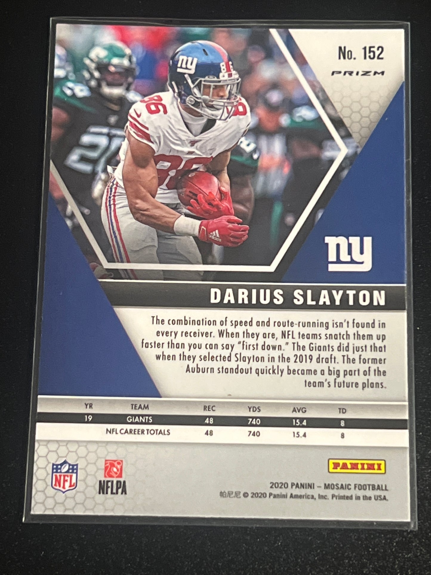 2020 Panini Mosaic DARIUS SLAYTON - #152