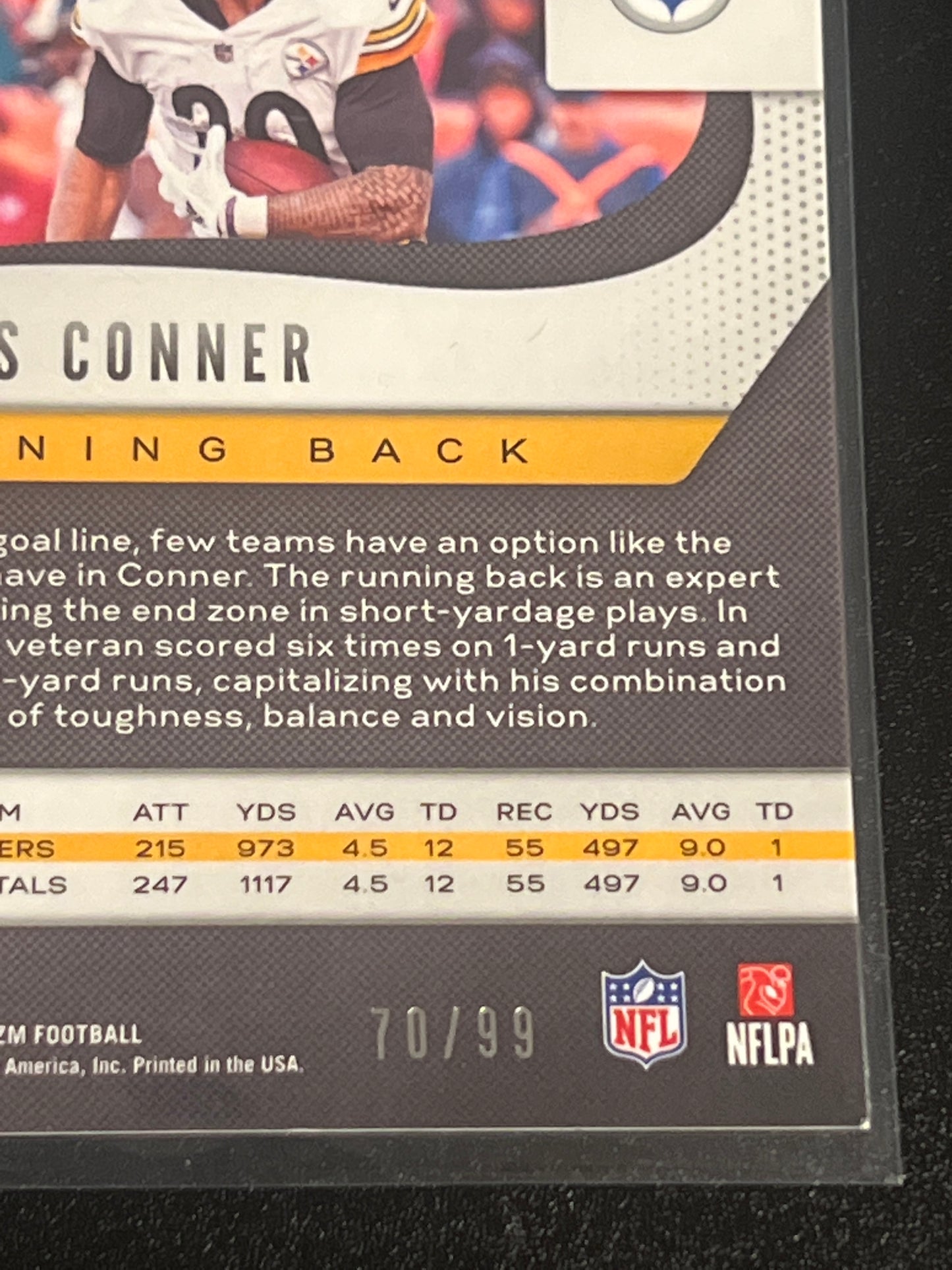 2019 Panini Prizm JAMES CONNER 70/99 #97