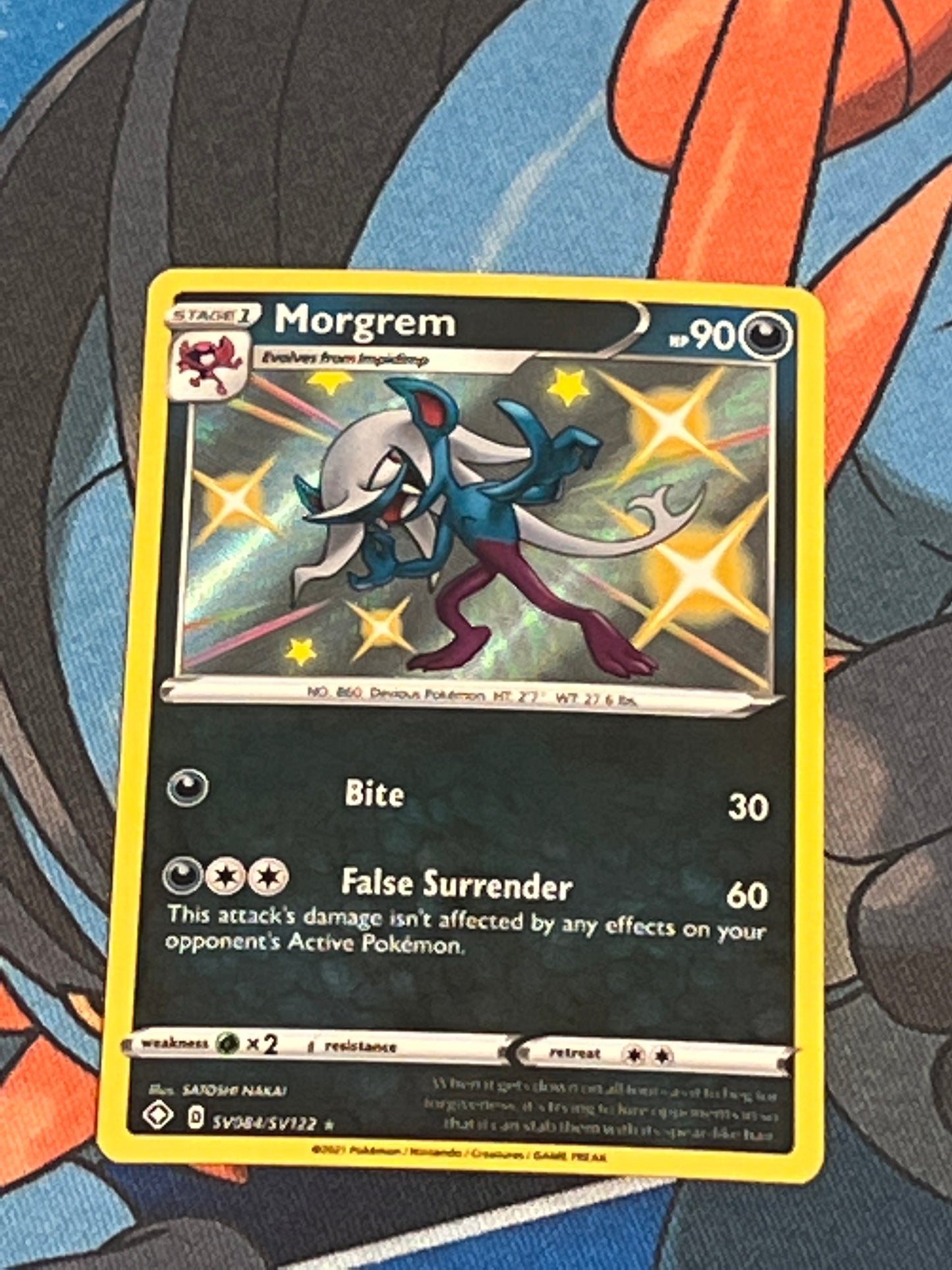 2021 Pokemon MORGREM - Holo - #SV084