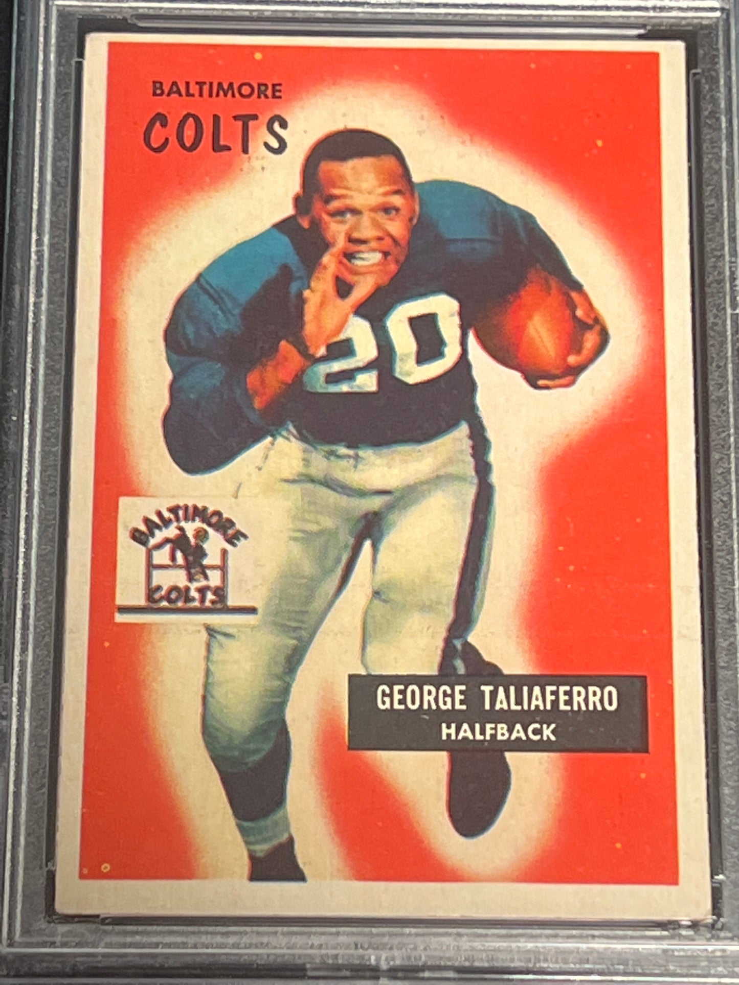 1955 Bowman GEORGE TALIAFERRO - #97 - PSA 4