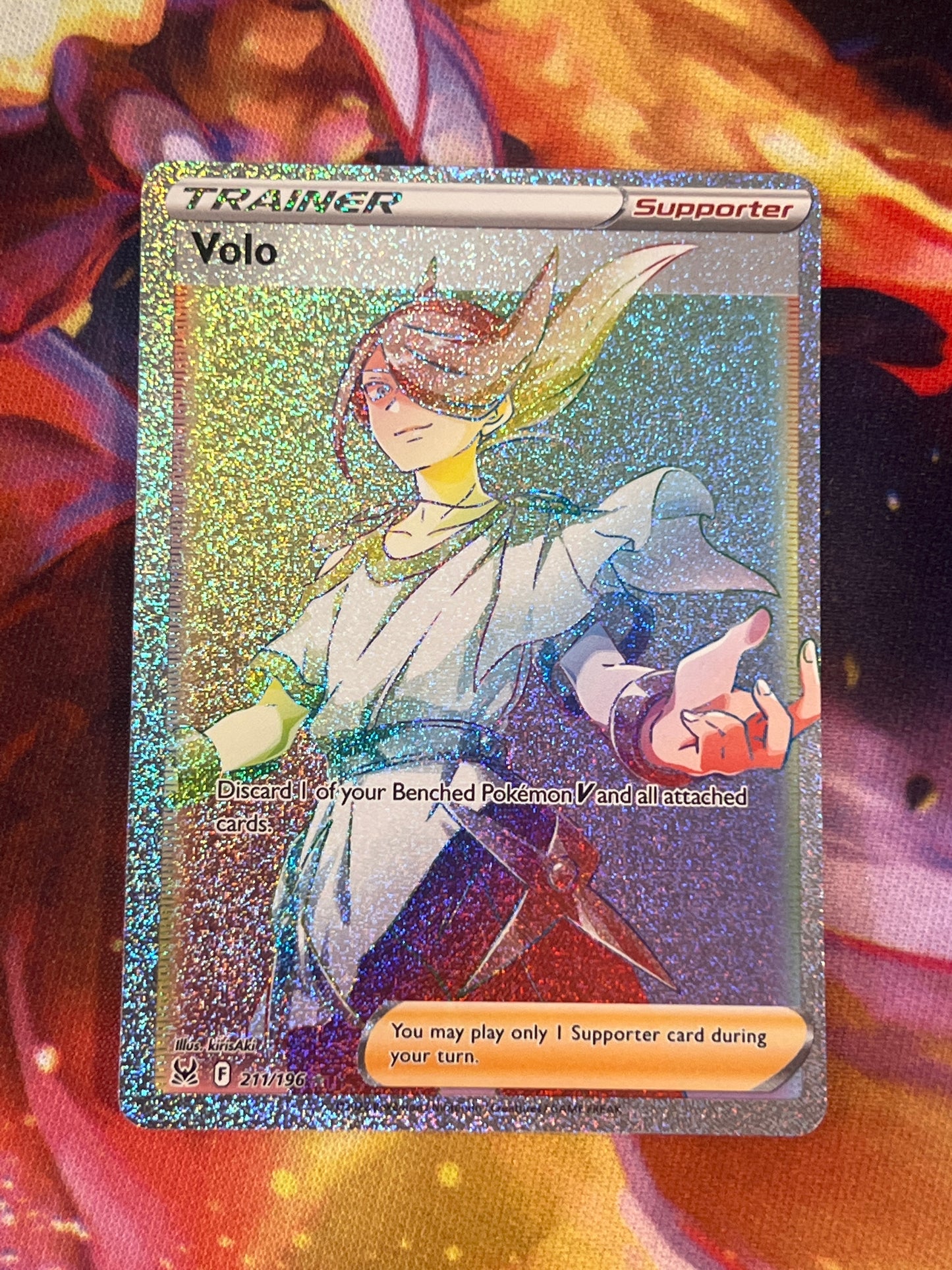 2022 Pokemon Volo  - Trainer - Rainbow Secret Rare - #211