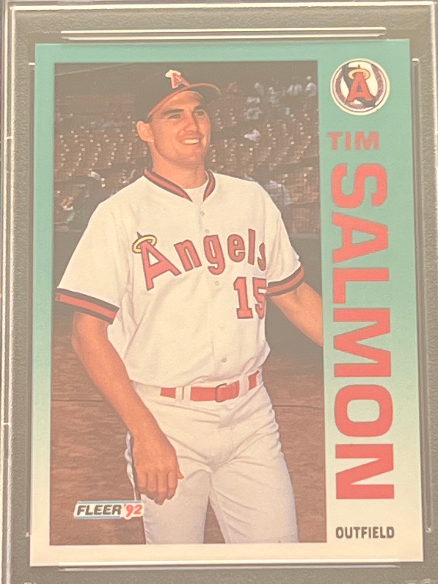 1992 Fleer Update TIM SALMON - #U-10 - PSA 8 NM-MT