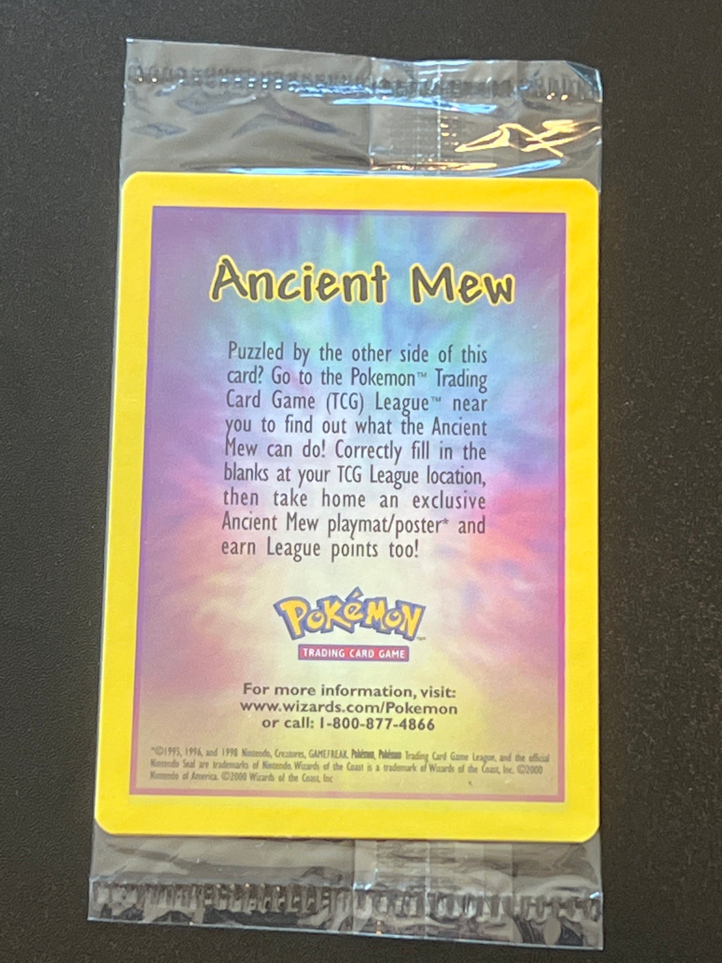 2000 Pokemon Movie - Ancient Mew - Factory Sealed