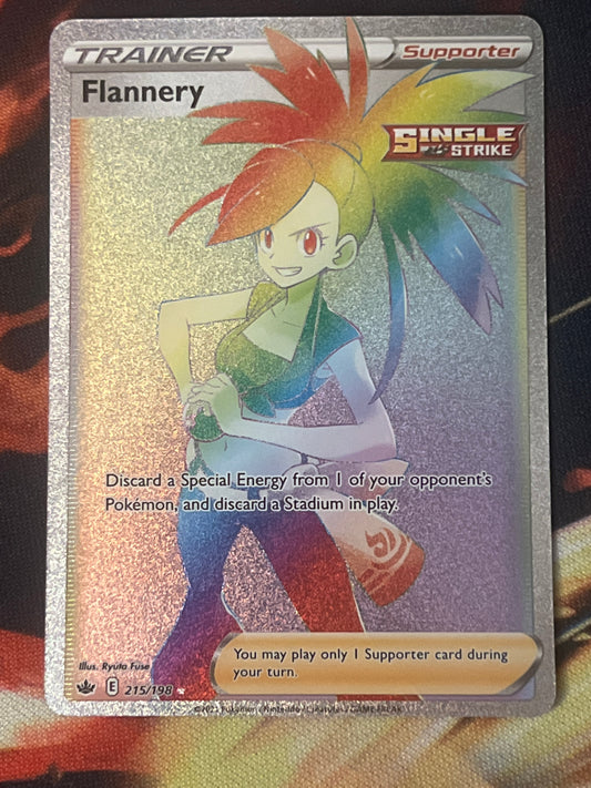 2021 Pokemon Flannery - Trainer - Rainbow Rare -  Holo - #215