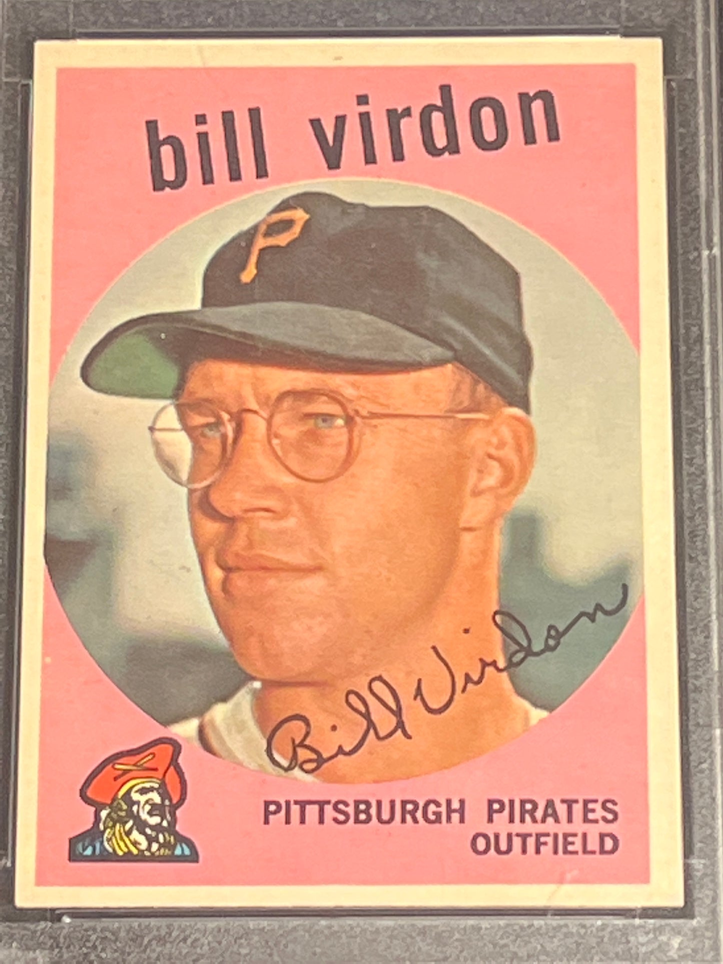 1959 Topps BILL VIRDON - #190 - PSA 7