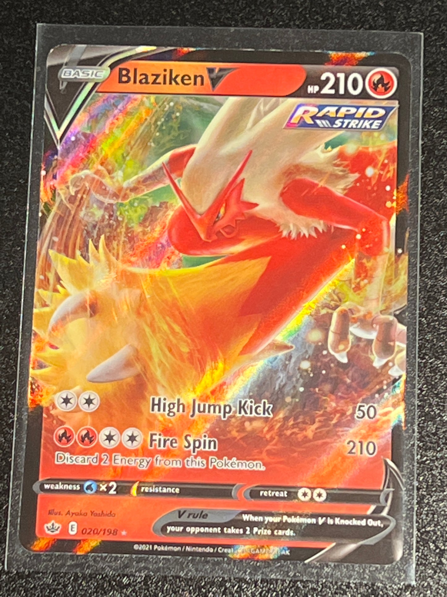 2021 Pokemon Blaziken V - Ultra Rare - #20