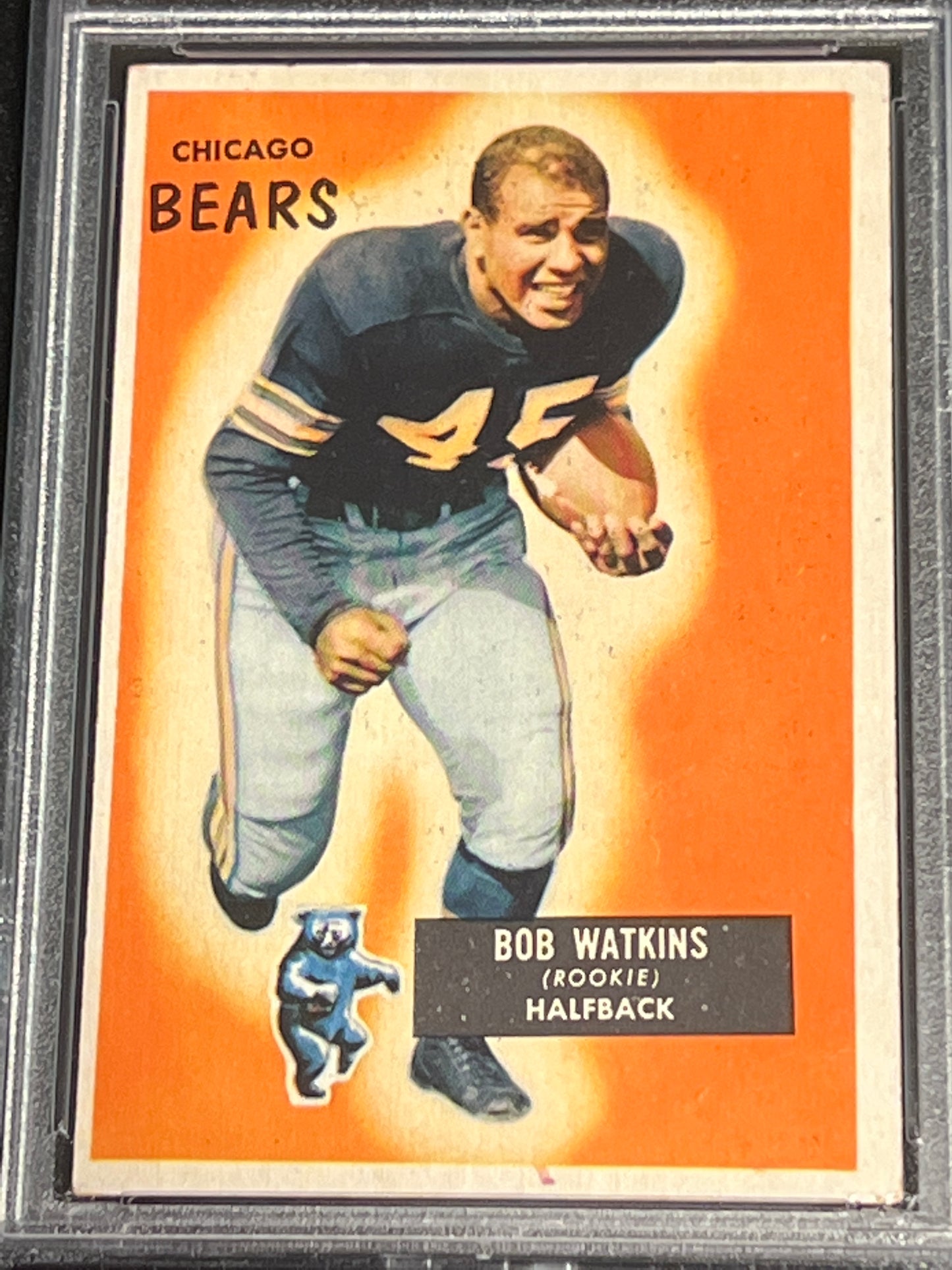 1955 Bowman BOBBY WATKINS  - RC - #58 - PSA 4