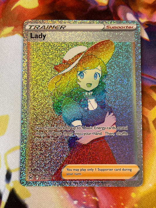 2022 Pokemon Lady - Rainbow Secret Rare - Ultra Rare - #208