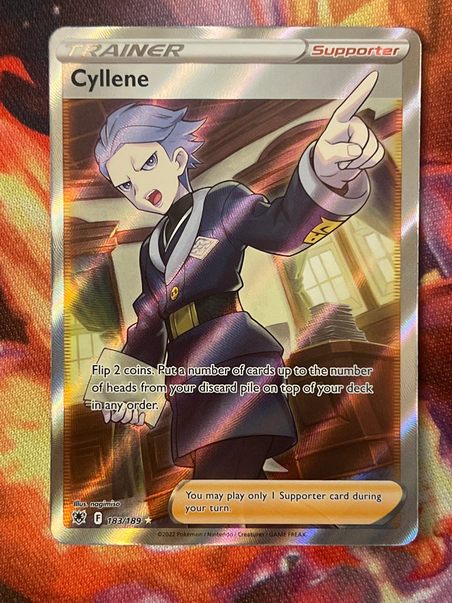 2022 Pokemon Cyllene  - Trainer - Ultra Rare  Holo - #183